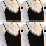 Polyester Crop Top Tank Top2014 New Arrive Women Different Size for Choice & Short Front Long Back Printed thumbnail-3