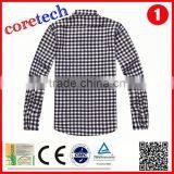 Newest Popular White Black Flannel Shirt Factory thumbnail-4