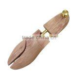 Double Tube Lotus Firm Wood Professional Adjustable Shoe Tree With Metal Cap