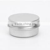6pcs/lot 15ml Empty Aluminium Cosmetic Pot Lip Balm Jar Tin Containers Screw Lid for Cream Ointment Hand Cream Storage thumbnail-1