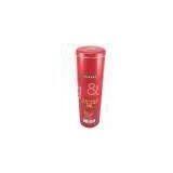 Red Round Cylinder Custom Paper Tubes With Tinplate Lids for Wine Bottoles, Wine Packing