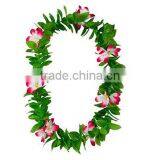 Hawaii Flower Necklaces Hula Lei Garland For Party Dance Plumeria Flower Lei Leaf Shape thumbnail-2