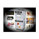 Pre-Cooling System Soft Serve Yogurt Ice Cream Machine, Full Stainless Steel Three Flavors Frozen Yo