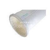 Polyester Filter Bag With Water Repellent For Cement Plant , Chemical Industry