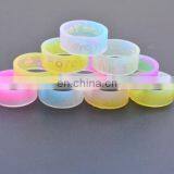 Fashion Couples Ring Candy Color Glow In The Dark Ring Hand Ring Silicone Elastic Rope thumbnail-2