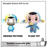 Big Plush Stuffed Animal Goldfish Toy Lovely Blue&yellow Fish Doll Fortune Fish Gift thumbnail-6