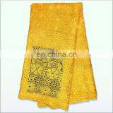 ,teal Nigerian Swiss French Cord African Yellow Guipure Lace Fabric for Aso Ebi LW5010007 thumbnail-1