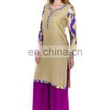 Traditional Indian Festival Wearing Woman Embroidered Kurti Manufacturer thumbnail-4