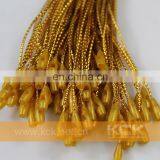 PET GOLD Price Tag String,Bag Hang Tag String 200mm