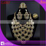 Jewelry Set 18k Gold Fashion Jewelry Set Big Costume Jewelry Set African Jewelry Sets thumbnail-1