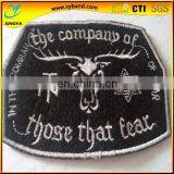 Brand Logo Embroidery Reusable Badges