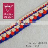 2017Double.M Fashion High Quality Colorful Handmade Trims For Garments thumbnail-1