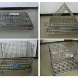 Customized Zinc Coated Heavy Duty Wire Mesh Container for Industrial Parts Warehouse thumbnail-2