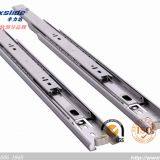 Office Furniture Silent Metal Three Section 45mm Stainless Steel Cabinet Drawer Slide