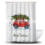 Fashion Design Polyester Waterproof Printing Bathroom Curtain Customize Designer Bath Curtain/Shower Curtain thumbnail-5