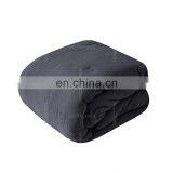 Luxury in Stock Plain 3pcs Bedding King Size Cotton Gauze Comforter Set for Hotel