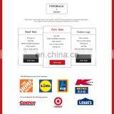 100% Recycled Plastic Modern Patio Rugs Environmental-friendly Sturdy UV Stable Easy to Clean thumbnail-5