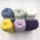 Handknitting Yarn 100% Cotton Colorful Cotton Yarn for Knitting and Crochet thumbnail-3