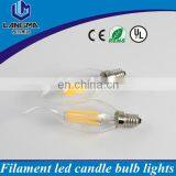 UL 120V Input Bright White 4500k Dimmable Transparent 6 Watt Led Candelabra E12 thumbnail-6