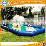 New design inflatable water slide pool kids/ adult size inflatable pool for sale