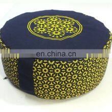 Embroidered or Full Printed OEM Manufacturer Zafu Meditation Cushions Indian Manufacturer thumbnail-5
