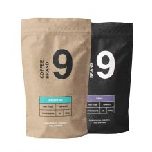 Matt Black Kraft Paper Pouches For Coffee, Moisture Proof Resealable Stand Up Kraft Paper Coffee Bean Packaging Bags