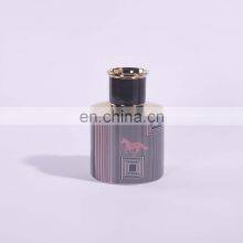 Modern Luxury Purple Horse Gold Plated Ceramic Home Decoration Vase thumbnail-2