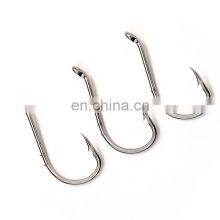 50pcs/box High Carbon Steel Environmental Saltwater Freshwater Fishing Gear Two Extra Barbs Baitholder Fishing Hook thumbnail-1