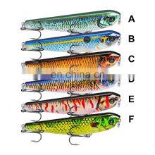 9CM Fishing Tackle Shop Pencil Luya Bait 8.5G Fake Bait 6# Black Nickel Hook thumbnail-2