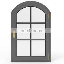 Double Glass Windows Soundproof Aluminum Arched Casement Window thumbnail-4