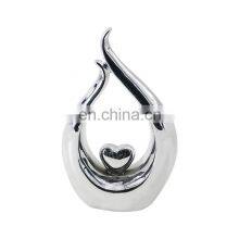 K&B Wholesale Handmade Ceramic Decorations Luxury Silver Art Design Decorative Bulk for Home Decor thumbnail-1
