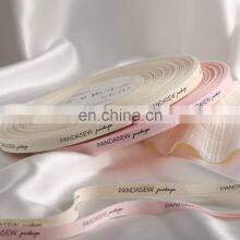 PandaSew High Quality Personalized 100% Natural Cotton RibbonTape for Gift Packaging,Ribbons With Custom Logo thumbnail-3