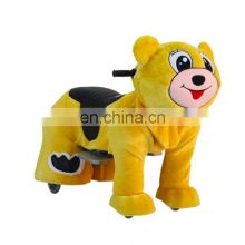 Cheapest animal ride toy motorized scooters stuffed electric animal ride for shopping mall