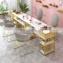 Nails Chair And Manicure Desk Long Table Nail Manicure Salon Table