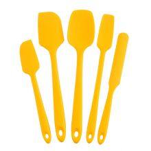 Wholesale Kitchen Accessories 5Pcs Heat Resistant Food Silicone Kitchen Utensils Cooking Spatula Set thumbnail-3