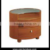 NI-200 Clear Tempered Glass Top Hightstand Cabinet thumbnail-1