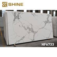 Modern Design Cut-to-Size Quartz Slab Artificial Marble for Indoor Wall Floor Table Top Vanity for Bedroom Bathroom Villas thumbnail-4