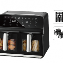 Double Air Fryer/stainless Steel Electric Fryer（Wechat/whatsapp:008613510231336） thumbnail-2
