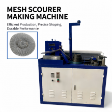 Manufacturing Galvanize Mesh Scourer Making Machine thumbnail-2