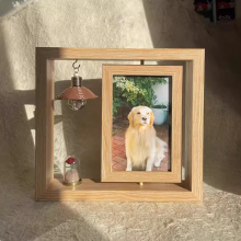 Personalized Pet Memorial Frame With LED Lamp Pet Remembrance Photo Frame for Cat Dog thumbnail-3