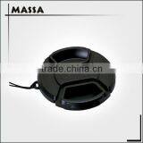 55mm Camera Snap-on Front Center Pinch Lens Cap