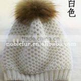2015 Top Quality Fancy Solid Color Wool Fur Pompom Female Headwear thumbnail-3