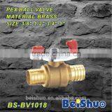 Valves and Fittings 1/4 Inch Pex Ball Valve thumbnail-1