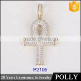Guangzhou Jewelry Manufacturer Custom Fashion 925 Sterling Silver AAA CZ Various Hip Hop Pendant Jewelry thumbnail-5