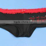 Hot Sell Comfortable Sexy Girls Panty,lace Waistband and Printed Panty thumbnail-5