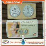 Wooden Sauna Thermo-hygrometer T+H Double Showed High Temperature Competitive Price Eco-friendly Material Instant Fast Measuring