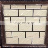 Villa glossy glazed ceramic wall tile beige color 100x200mm B142