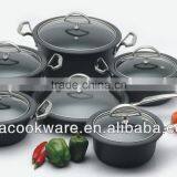 2015 New Products 12PCS High Quality 2.5mm Hard Anodized Aluminium Cookware Set With Plated Copper Surface For Wholesale thumbnail-1