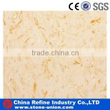 Golden Carnation quartz stone slab, artificial quartz stone beige tile