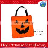 2015 Hot Sale Pumpkin Canvas Material Halloween Bag